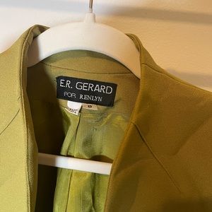 ER Gerard green blazer size 8.